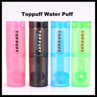 Top Puff Bong Portátil portátil Puff Garrafa de Água de Viagem Dispositivo de Fumar para venda frete grátis