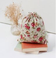 Rose Linen Gift Bags 8x10cm 9x12cm 10x15cm pack of 50 Birthd...
