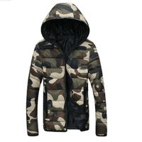 Wholesale- Winter Jacket Men Camouflage Couple Parka Men Coa...