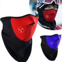 Fahrrad Radfahren Motorrad Half Gesichtsmaske Winter Warme Outdoor Sport Ski Maske Fahrradkappe CS Maske Neopren Snowboard Neck Schleier MK881