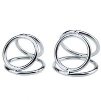 32*40*45mm stainless steel penis ring three rings cock ring ...