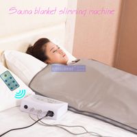 Top-Selling 2-Zonen-Ferninfrarotkörper Abnehmen Sauna-Decke Heiztherapie Slim Bag Spa Gewichtsverlust Detox Maschine