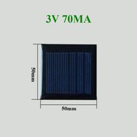 200pcs Epoxidharz Mini Solar Panel 3V 70 mA 50 mmx50mm für DIY