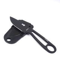 ESEE Mini Ant Portable Fixed Blade Knife IZULA Necklace Tact...