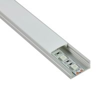 10 X 1M комплект / серия Al6063 U-образный алюминиевый профиль и светодиодный алюминиевый профиль для напольных или встраиваемых настенных светильников