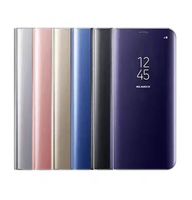 Dla Samsung S8 Uwaga 8 Luksusowe oknaFlip Case Connect View stojący okładka Case dla Galaxy S8 Plus z kickstand