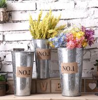 Retro Metal Planter Flowerpot Vintage Rustic Nostalgia Iron Buckets Garden Pots Tin Planters Bucket Storage Container KKA1587 Retro Metal Planter Flowerpot Vintage Rustic Nostalgia Iron Buckets Garden Pots Tin Planters Bucket Storage Container KKA1587