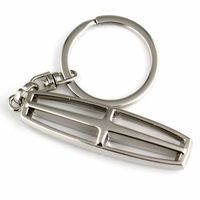 5pcs / lot en métal 3D Keychain voiture Llavero Porte-clés pour LINCOLN Porte-clés Auto Auto Ring Car Styling Keyholder