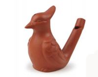 300pcs stile vintage uccello acqua fischietti argilla ocarina warbler canzone ceramica cinguetti giocattoli da bagno per bambini