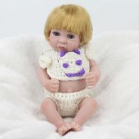 11 '' Silicone Nyfödd Baby Boy Doll Mode Förtjusande Ny Born Doll Toy LifeLike Babies Fake Doll Vattentät Reborn Dolls