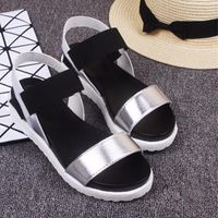 Women sandals women Summer shoes peep- toe flat Shoes Roman s...