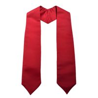 Diplôme de remise des diplômes Unisexe Adulte Collègue Costume Costume Accessoire 58inch Longueur Red / Blanc / Noir / Vert