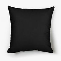 18x18 inches trendy black throw pillow case 100% cotton canv...