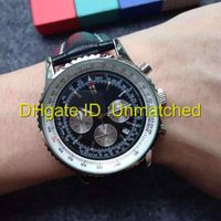 Top Luxus Uhren Batterie Quarz VK Chronograph hohe Qualität für Herrenuhr Lederband Mode Armbanduhren 40mm