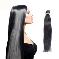 Extensions de cheveux U-Tip de Vogue Hair Extensions de pointe en U de 50 g Cheveux pré-liés de pointe de 100 brins 0,5 g / brin