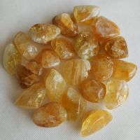 50g natural original cristal amarillo natural citrino pulido grava espécimen materiales de bricolaje piedra y piedra mineral