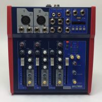 FreeShipping Mini Audio Mixer 4 Channel Небольшая смешанная консоль Новый F4