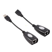Freeshipping 2 sztuk / partia USB 2.0 do RJ45 Ethernet Przedłużacz Extender Network Adapter Kabel Przewodowy LAN dla MacBooka