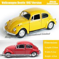 Modèle de voiture classique en métal alliage 1:36 à l'échelle pour Volkswagen Beetle 1939 Version Collection Modèle Collection Jouets Voiture