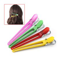 Wholesale- Bag Hair Clip Professional Hairdressing Cutting Salon Styling tools Section Aluminum Plastic Hair Clips TF