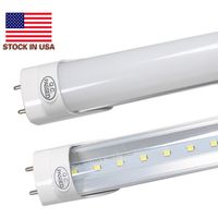 미국 재고 4 피트 LED 전구 튜브 조명 1.2 미터 LED 튜브 22W T8 형광등 6500K 콜드 흰색 공장 도매