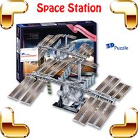 새로운 DIY 선물 국제 우주 정거장 3D 모델 천문학 퍼즐 모델 위성 우주 장비 교육 퍼즐 장난감