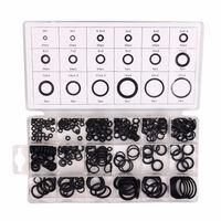 225 Pcs Kit Air Conditioning HNBR O Rings Seal Nitrile Rubbe...