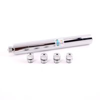 High Power 450nm Blue Laser Pointer Silver Plate Adjustable ...
