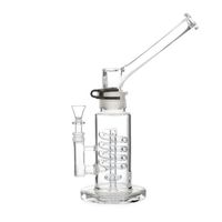 New Collection glass bongs with Helix Coil showerhead perc a...