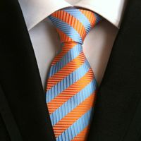 Fashion Stripes Men Ties Handmade Silk Tie Men&#039;s Paisley Neck Ties Wedding Party Necktie British Style High Quality Business Ties B072