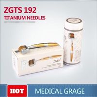 10 adet ZGTS Titanyum Alaşım Derma Rulo 192 İğne Tıbbi Terapi Ekipmanları Mikroneedle Dermaroller Meso Güzellik Rulo
