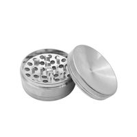 Concave silver color 62 MM 3 Layers Metal Cool Grinder Beautiful Colours Herbal Smoking Herb Grinder