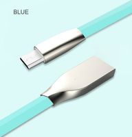 100cm Micro-USB-Kabel Flechtlitzen Metallgehäuse Vergoldete Stecker Android USB-Kabel für Samsung / Sony / Xiaomi / Huaw