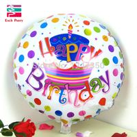 18 pulgadas feliz cumpleaños pastel de aluminio globos niños cumpleaños decoración globos feliz cumpleaños decoración del partido suministros