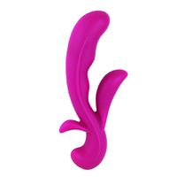 Impermeable lleno de silicona G-spot Sex Masturbator Dildo vaginal vibrador adulto juguete # T701