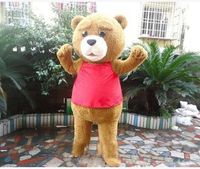 Venta directa de fábrica traje de la mascota del adulto del oso de peluche para el día de San Valentín Día de acción de gracias traje de la mascota de Halloween de la Navidad