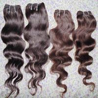 Dobry Deal Shop Hair Extension Tanie Peruwiańskie Faliste Przetworzone Ludzkie Włosy 20 sztuk / partia Szybka Wysyłka Ładna dziewczyna