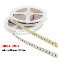 Светодиодная полоса 5054 SMD 5M 600 -led Непорязивее гибкая холодная белая/теплая белая светодиодная лента Light Ultra Bright