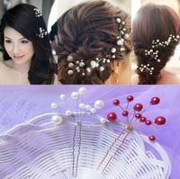 Bride Pearl Hairpin Wedding Hair Accessories Bridesmaid Hair...