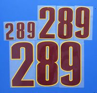 Баскетбольный номер Cleveland Custom Basketball Nameet Настроить имя A-Z Number 0-9 Печать Имены Имены