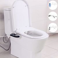 Tragbare Toilette ABS Bidet Dusche, luxuriöse Hygienische Kein Strom Smart WC Sitz Bidet, Waschen Sie den Esel flusher, J16160