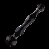 Toysdance Sex Products For Women Double Head Crystal Glass Dildo Adult Anal Sex Toys Erotic Butt Plugs Smooth Anal Beads q4201