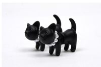 1 (쌍) 2017 새로운 패션 주얼리 롱 테일 스몰 레오파드 고양이 펑크 귀걸이 도매 제조 업체 (여성 싱글 가격) 무료 배송