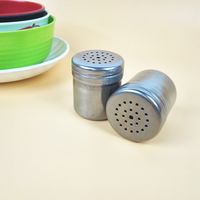 Flavoring Plastic Sugar Storage Spice Salt Pepper Mesh Shaker Jar Bottle