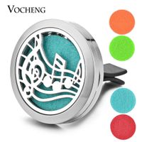 Car Aroma Diffuser Locket Vent Clip 316L Stainless Steel Pen...