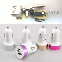 Dual Port Universal USB Car Charger Compatible with apple ip...