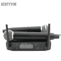Professional GLXD242 BETA58 UHF Dual Handheld Karaoke Wirele...