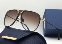 الذهب الكلاسيكي / براون الطيار النظارات الشمسية طبعة خاصة 20 الذكرى Gafas دي سول مربع النظارات الشمسية ظلال النظارات الجديدة الأصلي