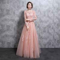2018 wangyandress Real Photo Long Sleeves Bridesmaid Dresses...