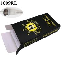 1009RL Tattoo Needle Cartridge Clear Color With Membrance And Stabilizer Compatible With All Standard Cartridge Grips and Rotary Machines